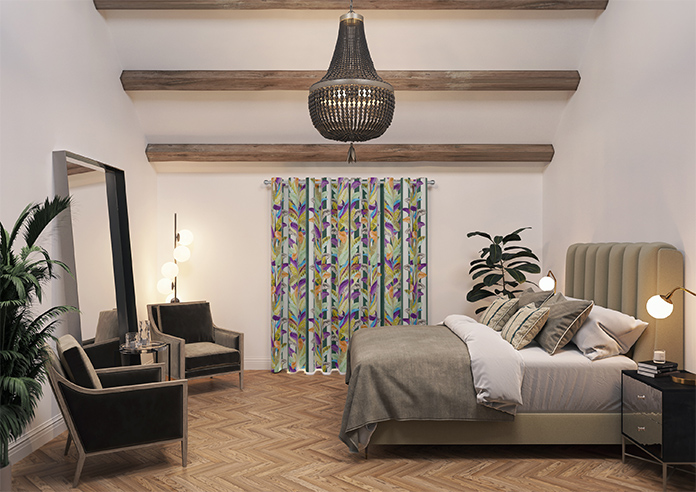 Palm Springs, Green Stripe - Made To Measure Curtains - Image 15